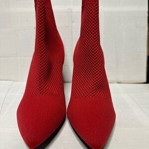 Mia Woman’s high heel boots Red size 5M brand new no box